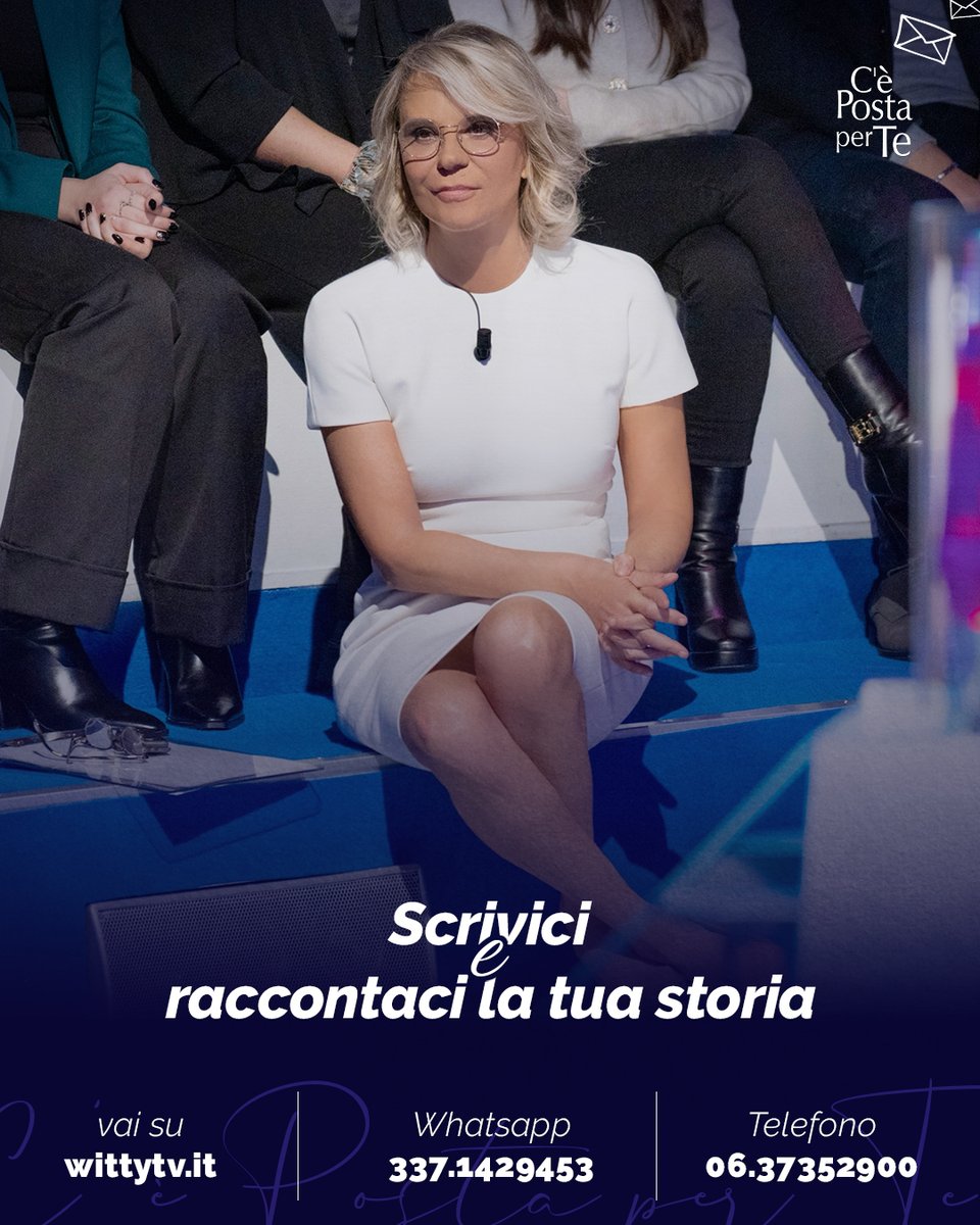 La tua famiglia non accetta la tua relazione e non ti parla più?
Scrivi a #CePostaPerTe qui: wittytv.it/racconta-la-tu…
 📱 Whatsapp: 337.1429453 ☎️ Telefono: 06.37352900