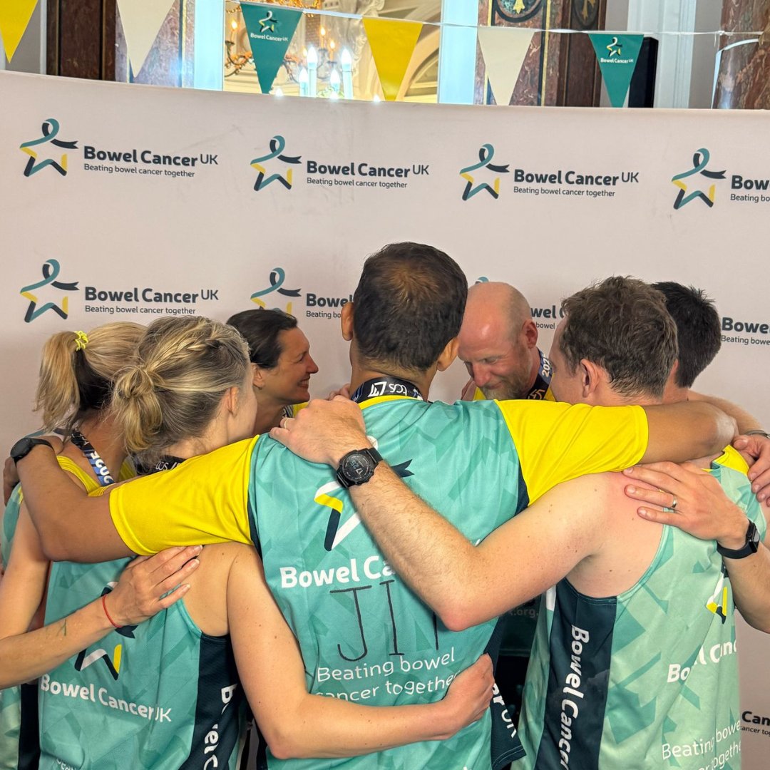 Bowel Cancer UK (@bowelcanceruk) on Twitter photo Yesterday, our incredible <a href="/LondonMarathon/">TCS London Marathon</a> team crossed that iconic finish line to support all of those affected by bowel cancer💛
We wanted to say a huge thank you to all of #TeamBowelCancerUK. Together, we’re bringing forward a future where nobody dies of #BowelCancer.
P.S. Yesterday, our incredible <a href="/LondonMarathon/">TCS London Marathon</a> team crossed that iconic finish line to support all of those affected by bowel cancer💛
We wanted to say a huge thank you to all of #TeamBowelCancerUK. Together, we’re bringing forward a future where nobody dies of #BowelCancer.
P.S.