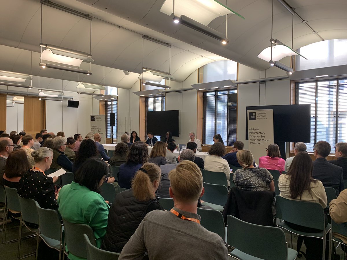 We kick off the APPG for Eye Health and Visual Impairment event on the 10 Year Plan! #APPGEHVI  #FutureOfEyeHealth