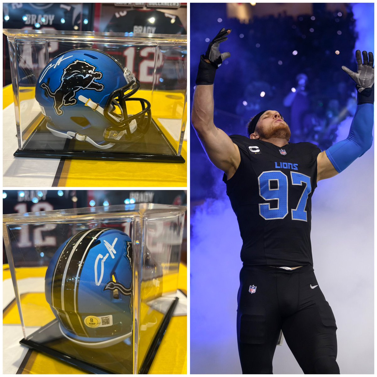 Today deal 
Hutchinson signed mini was $219 on sale $169 with case Beckett coa 734-469-4865 shipping $12