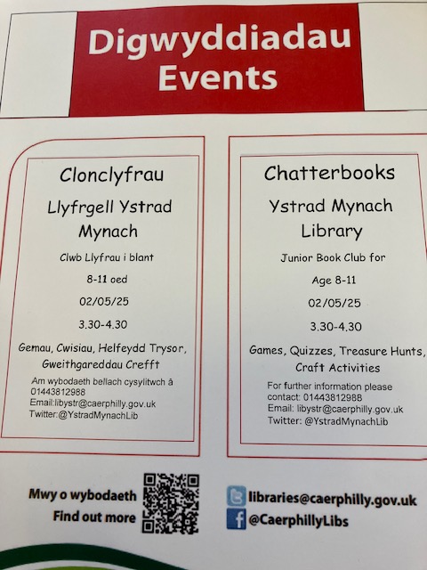 Ystrad Mynach Lib (@ystradmynachlib) on Twitter photo Dydd Gwener / Friday Dydd Gwener / Friday