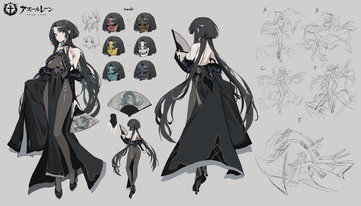 chyaan11's tweet image. old works 🪭@azurlane_staff