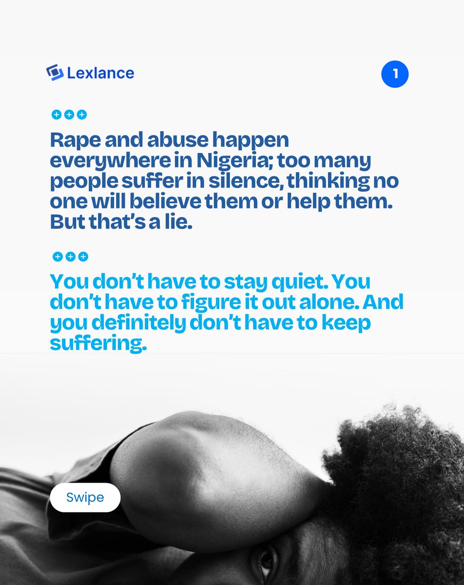 Lexlance_app's tweet image. Too many survivors are left carrying shame that was never theirs to begin with.
You don&apos;t have to walk through it alone. You deserve to be heard, protected, and you deserve justice.
When you’re ready, LexLance will be right here with you.