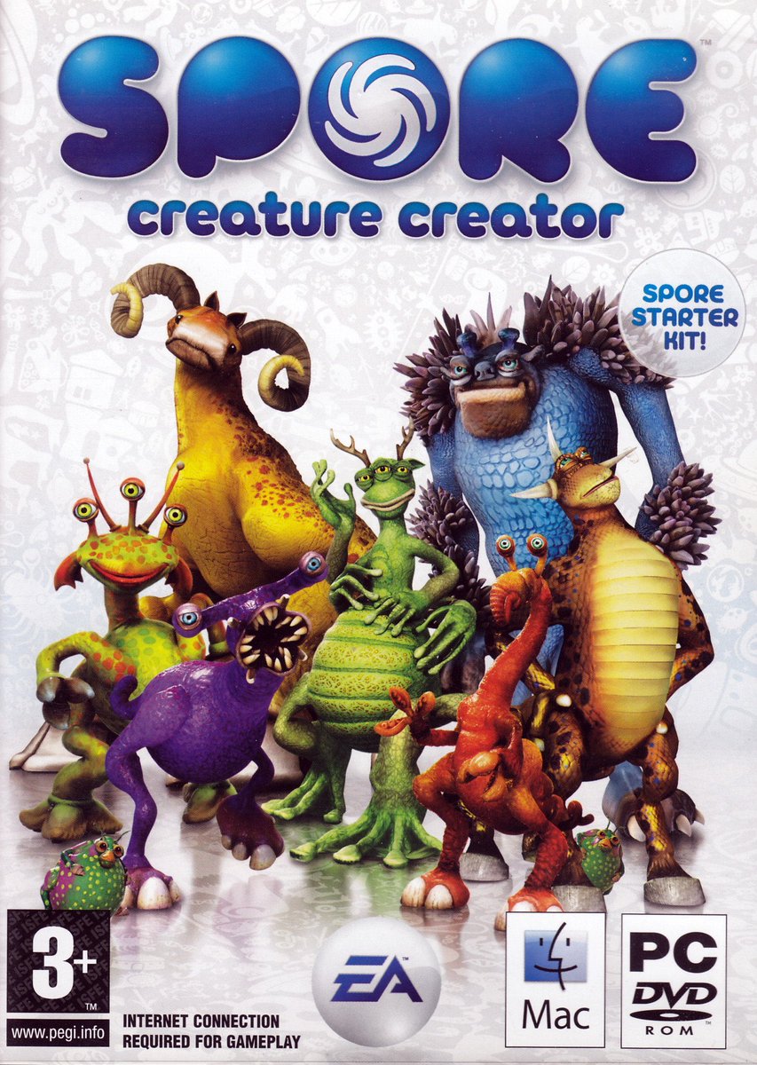 I feel like I’m going insane, surely someone on here has played Spore when they were younger?!? 

I used to play this game everyday after school but no one I speak to has ever heard of it.