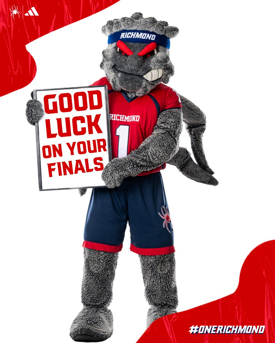 The finish line is in sight, Spiders! 🕷️📚  Wishing you the best of luck on your finals!

#OneRichmond