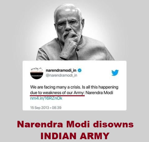 INCKerala's tweet image. The real face of the fake nationalist
