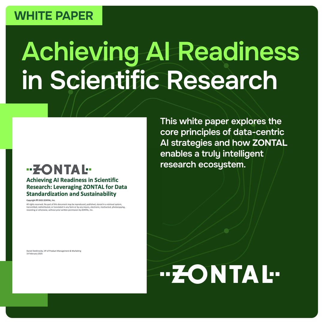 AI’s potential is limited by siloed data, fragmented results, and inconsistent metadata. Read our white paper to see how data standardization and automation can unlock AI-driven research: zontal.io/achieving-ai-r…

#AIReadiness #LifeSciences #FAIRData #DigitalTransformation #Data