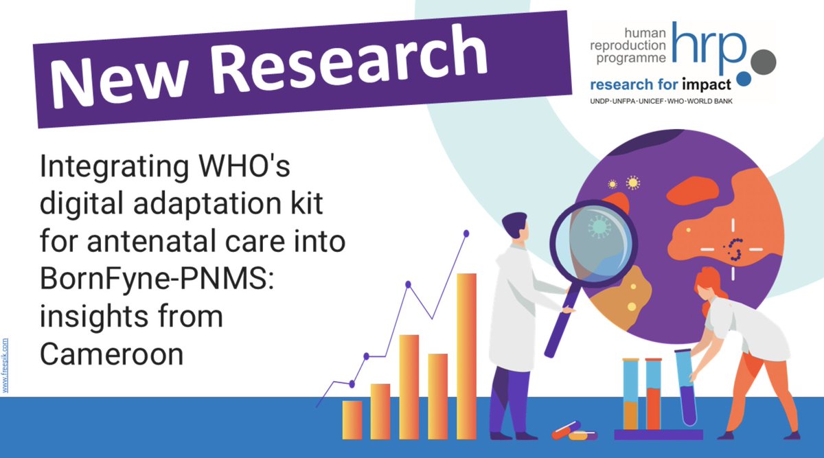 📊 New research from Cameroon explores how WHO’s Digital Adaptation Kit is transforming antenatal care.

By embedding DAK into BornFyne-PNMS, health workers are empowered with better tools to improve maternal health outcomes.

🔗 bit.ly/3EEccUr

#DigitalHealth #SRHR