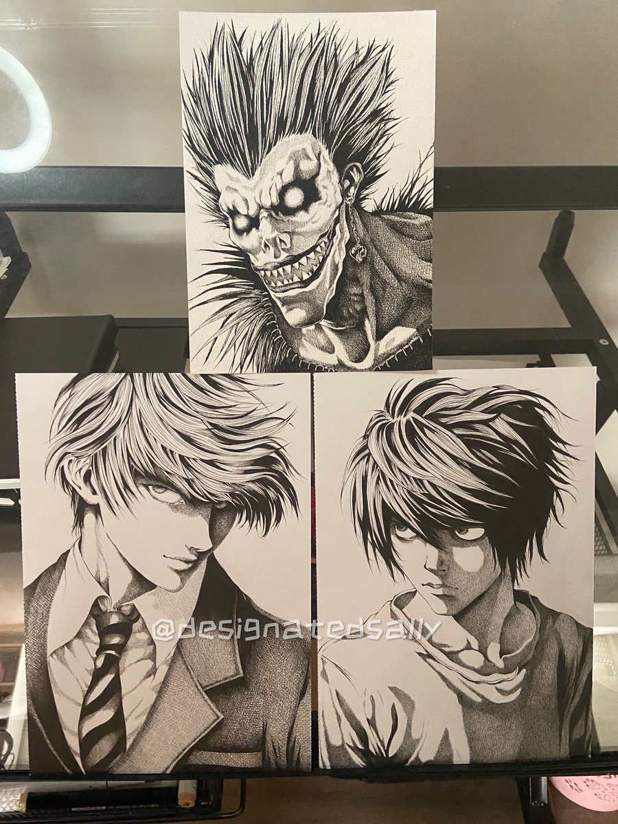DesignatedSally's tweet image. They are complete
#fanart #DEATHNOTE #lightyagami #ryuk