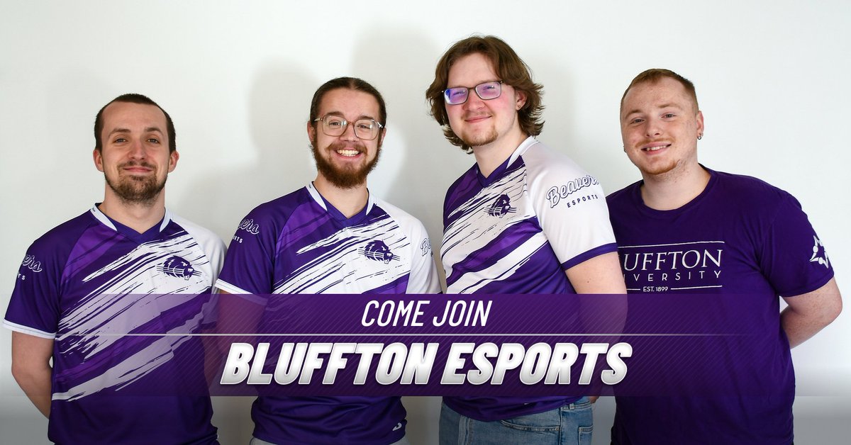 Best of luck and congrats to all the HS esports teams playing in their state finals!

If you are interested in playing at the collegiate level, come compete at Bluffton University! 🎮

Just fill out the recruit form here: blufftonbeavers.com/sports/esports…