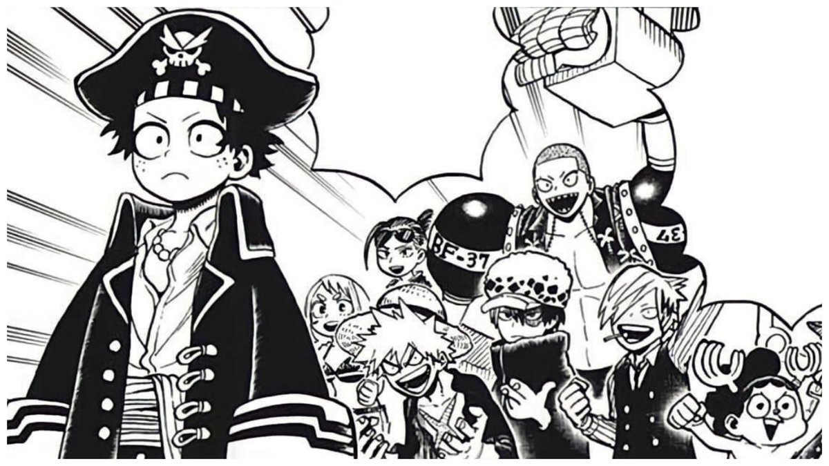 kiyodia's tweet photo. i dont watch mha but this is so cute like look at todoroki as law 😭😭 https://t.co/9MOEZTBIUV