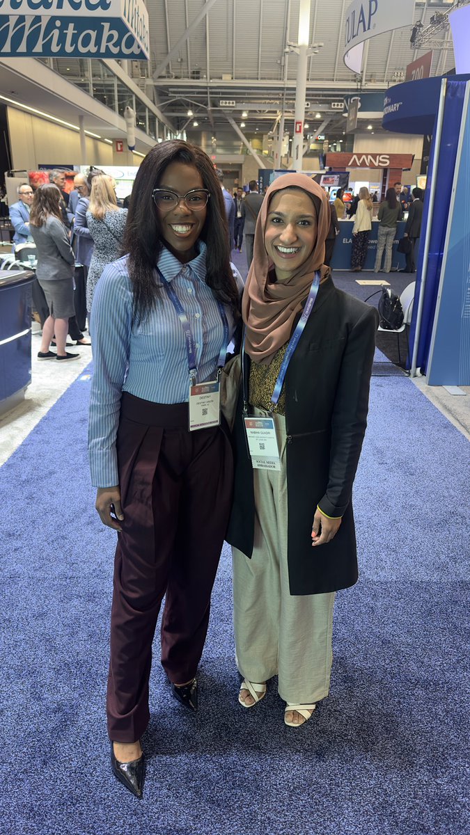 __DestinyGreen's tweet image. Thankful for the opportunity to connect and learn from fellow students and mentors in neurosurgery at the @AANSNeuro Annual Meeting!!
#AANS2025 #neuro #neurosurgery #neurotwitter