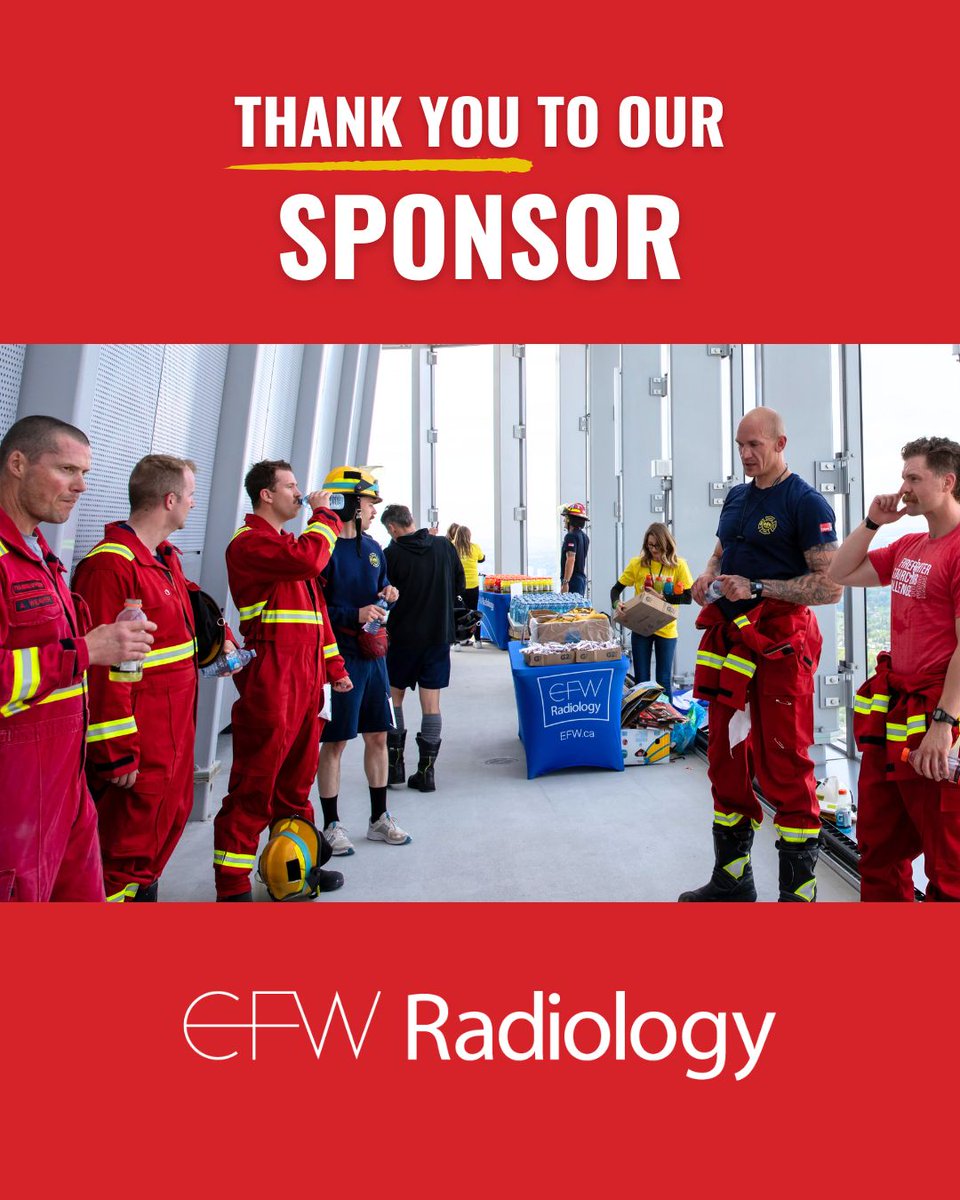 YYCStairclimb's tweet photo. Weβre excited to welcome back EFW Radiology as our Recovery Zone sponsor again this year! Thank you for helping climbers stay hydrated and refueled after conquering 1,370 steps.
Weβre so glad to have you back!
#YYCStairclimb #ClimbForACause #WellspringAlberta https://t.co/4O3Ys2fuIK