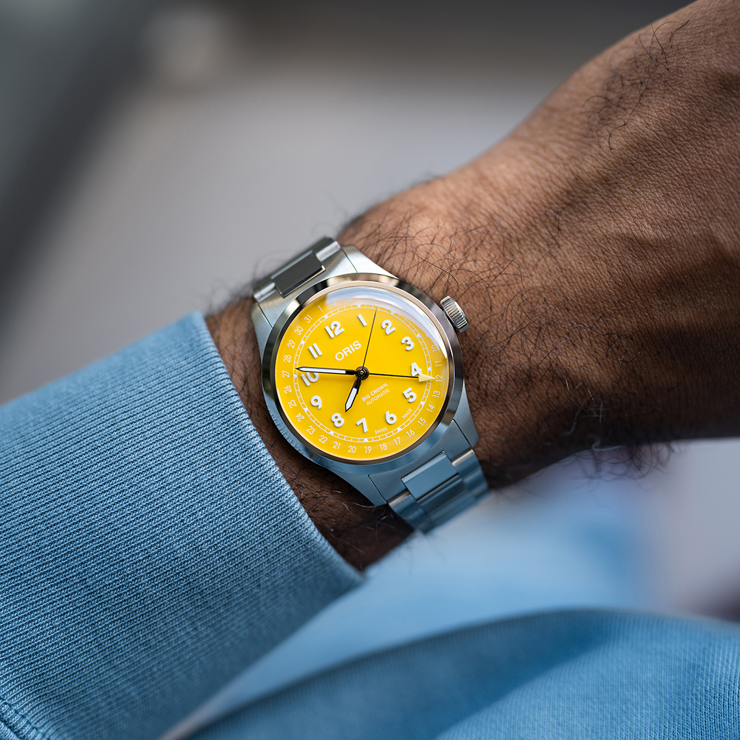 BandieraJewels's tweet image. Meet the new Oris Big Crown Pointer Date - a fresh evolution of an Oris classic.

Making its debut in Geneva with new sizes, bold colours, and a refined bracelet, there’s plenty to explore!

#Oris #BigCrown #BigCrownPointerDate #bandierajewellers #Officialretailer #vaughan