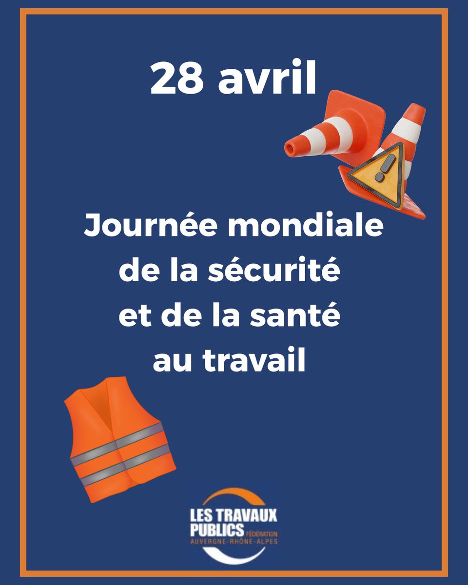 🦺⛑️ 28 avril / Journée mondiale de la sécurité et de la santé au travail : Focus sur la Commission Santé-Sécurité de la <a href="/FRTP_AuRA/">FRTP Auvergne-Rhône-Alpes</a> ! 🚧

👉 Dans le cadre de sa Commission Santé-Sécurité - présidée par Lionel Bobeau - la FRTP Auvergne-Rhône-Alpes analyse et tente d’apporter des