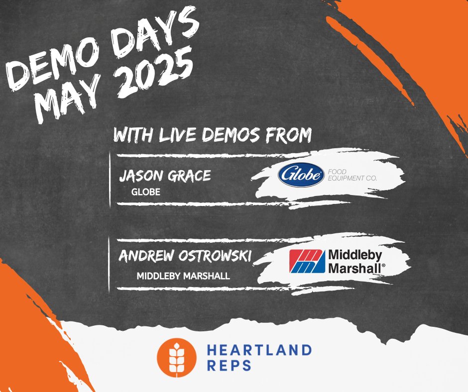 Meet Jason from Globe—ready to demo, slice, and answer your gear Qs.
📍 May 7–8 in STL
RSVP 👉hubs.ly/Q03jj0tZ0
#HeartlandReps #DemoDays2025 #FoodserviceSolutions