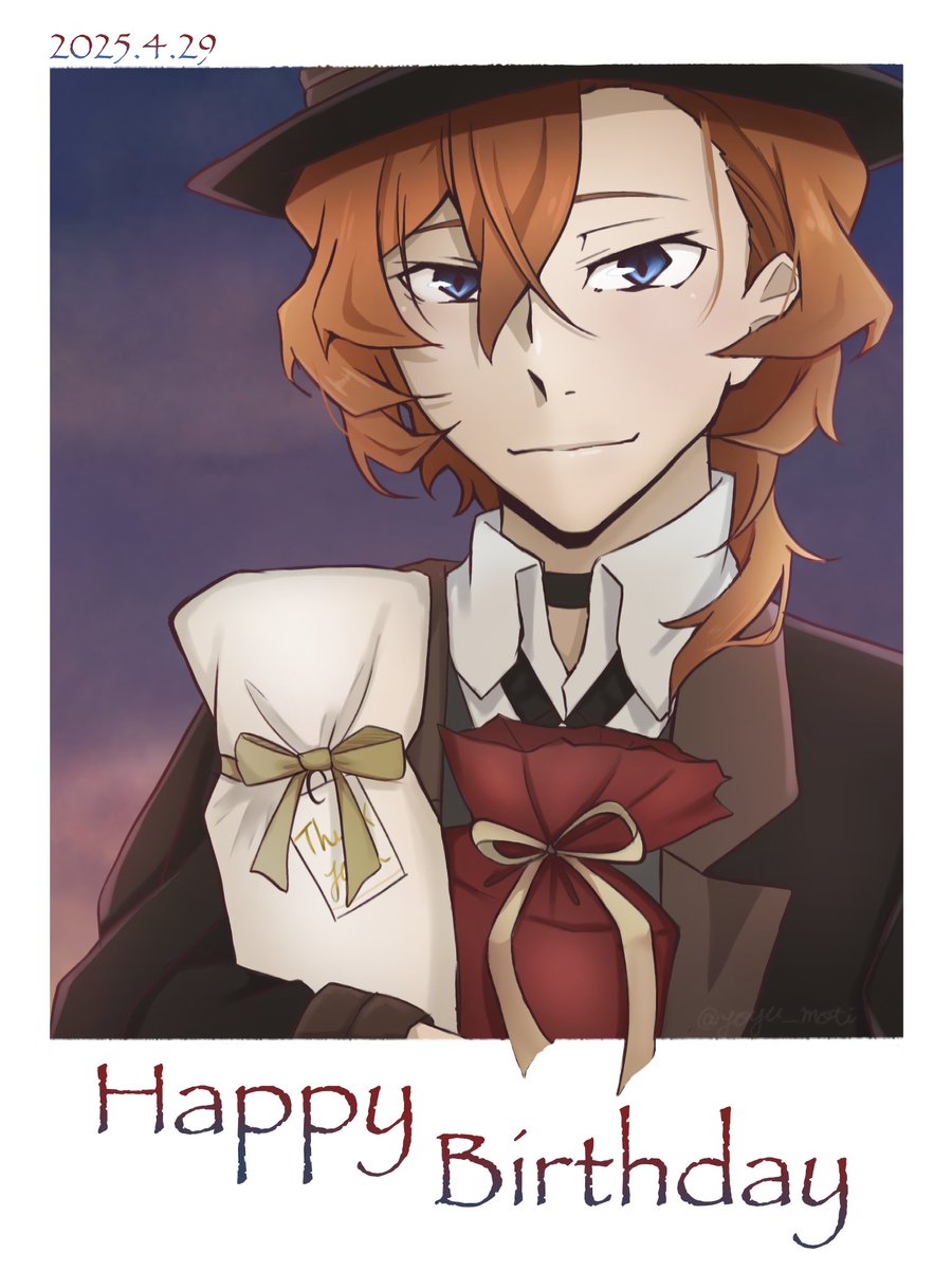 #4月29日は素敵帽子くんの誕生日
#文スト最小幹部生誕祭2025
#文スト最小幹部生誕祭
HappyBirthday🍷