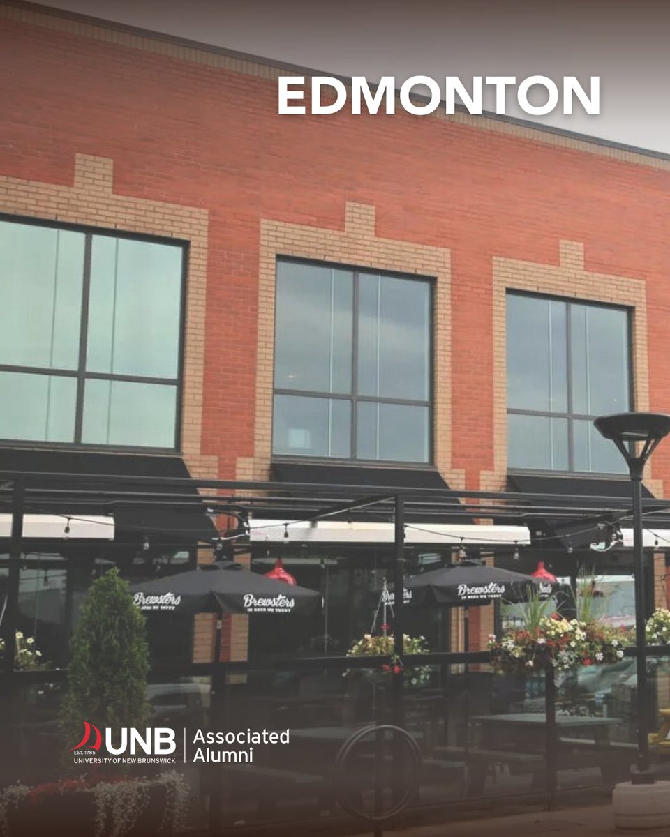 Will you be in Edmonton on May 22?

Join your fellow <a href="/UNB/">UNB</a> alumni for an evening of lively conversation at Brewsters Brewing Company and Restaurant, with special guests UNB President Paul Mazerolle and Associated Alumni Executive Director Michelle McNeil.
bit.ly/4jqgPAN