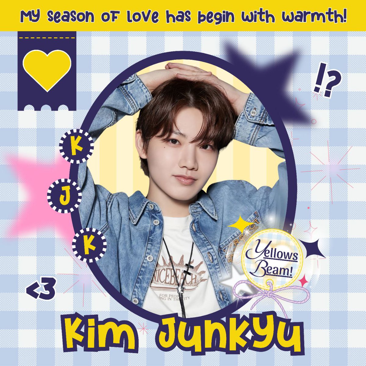 The journey of finding a shade of love has ended.. ⭐ 마음이 물드는 게 느껴졌어 in six days— woven in blazing moments; embraced the feeling that came and scribbles it onto an empty book. I, Junkyu, have successfully identified the color of my love. 💛