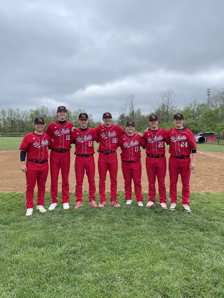 Senior Day Recap!
This past Saturday we celebrated our baseball seniors and their families for everything they have done at La Salle and for our baseball program! 
They also snagged the win against Lakota East 3-0!

Thank You Seniors for your hard work and dedication to La Salle!