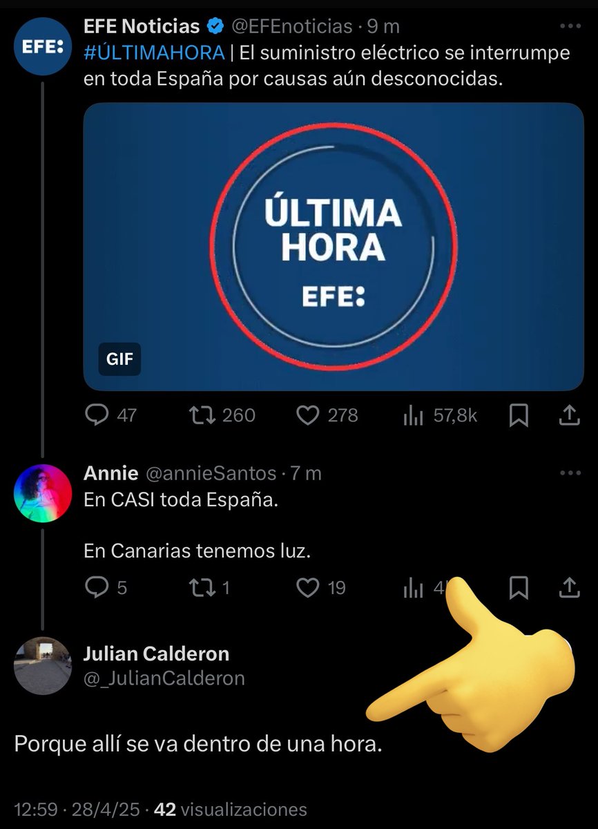 IvanCS_ok's tweet image. El tuit del año 🤣🤣

#ApagonNacional #apagon #apagonmasivo #apagonelectrico #ULTIMAHORA