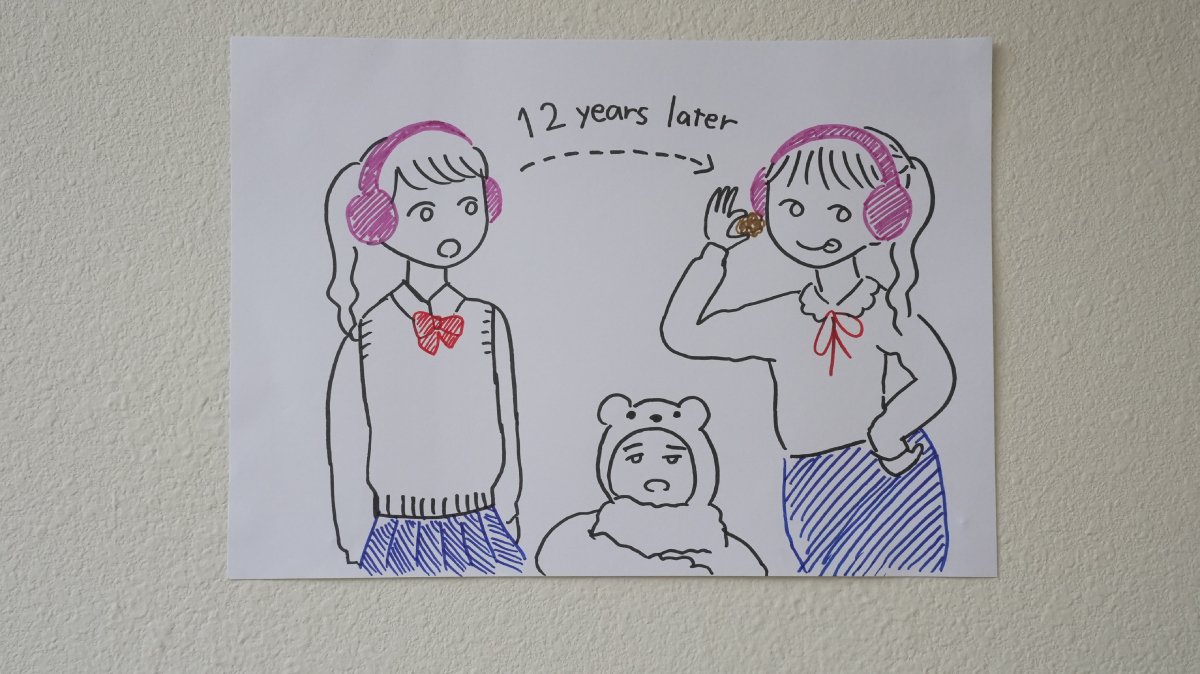 12年を経て、生徒から先生へ。
#まりっか直筆イラスト
#なげっと15
#伊藤万理華