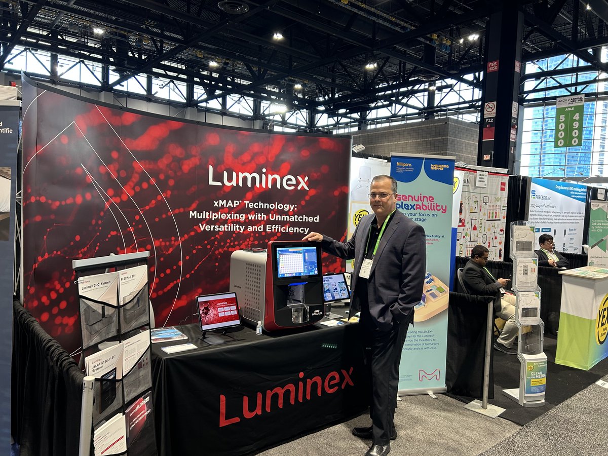 Luminex (@luminex) on Twitter photo Don’t miss these poster presentations at #AACR2025 today from <a href="/MilliporeSigma/">MilliporeSigma</a>
(LB163 & LB165) from 9 a.m.-12 p.m. featuring the new #MILLIPLEX® Humanized Mouse Panel.
👉 hubs.li/Q03k2_X90 Don’t miss these poster presentations at #AACR2025 today from <a href="/MilliporeSigma/">MilliporeSigma</a>
(LB163 & LB165) from 9 a.m.-12 p.m. featuring the new #MILLIPLEX® Humanized Mouse Panel.
👉 hubs.li/Q03k2_X90