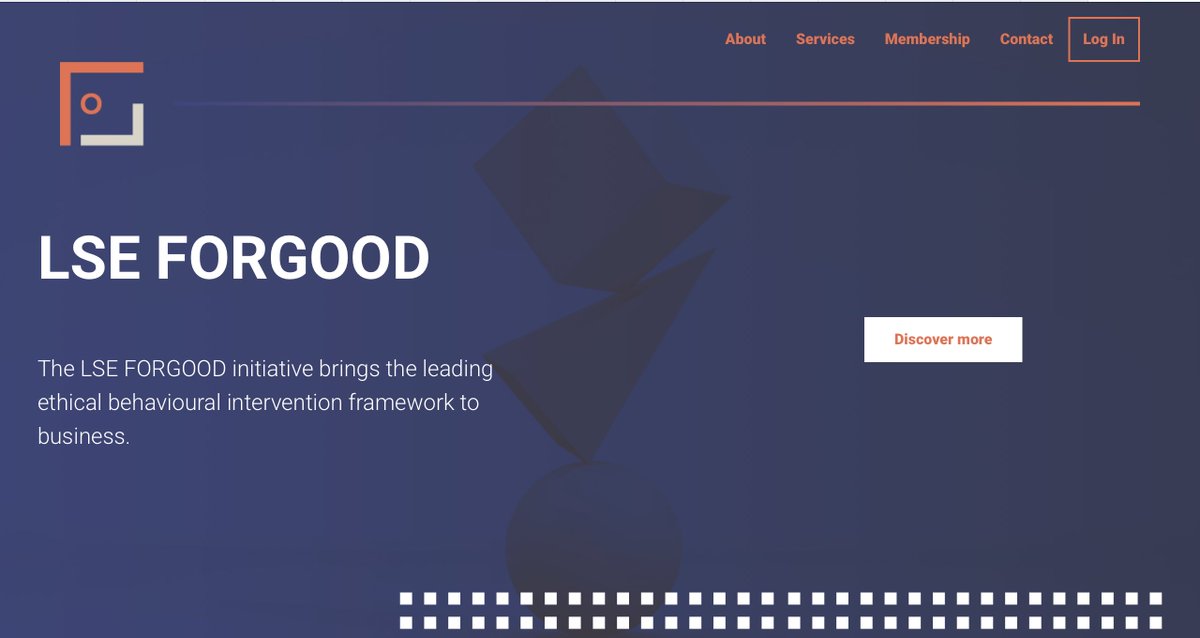 LSE Consulting is pleased to announce the launch of the LSE FORGOOD website! 🥁
 
The FORGOOD Framework provides organisations with a structured approach to ethically applying behavioural science in their operation.
 
🔗 Explore the FORGOOD website here: lnkd.in/eWutr9mm