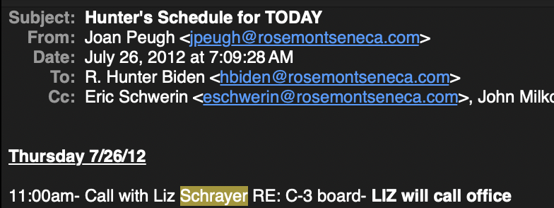 DataRepublican's tweet photo. 🏛️ USGLC Recruited Hunter Biden... before Burisma 🏛️

Credit to @MarcoPolo501c3 for assistance with emails. 

In 2012, two years before Hunter Biden joined Burisma, Liz Schrayer, CEO of the Gates/Soros-backed US Global Leadership Corporation (USGLC), personally recruited him to their board.

❓If not for influence peddling, why was the sitting Vice President's son such a priority?

Here’s the timeline:

👉 June 25, 2012: Schrayer invites Hunter to be a special guest at a USGLC gala honoring Senators Lindsey Graham and Patrick Leahy (with Madeleine Albright and Colin Powell in attendance).

👉 July 17, 2012: Hunter attends the event.

👉 July 26, 2012: Schrayer schedules a call with Hunter to discuss a "C-3 Board" position.

👉 August 21, 2012: Schrayer sends a formal letter: Hunter is unanimously nominated to the board, despite USGLC typically filling seats with CEOs and former senior officials.

Again, all of this happened before Hunter Biden joined Burisma in 2014. 

📌 It looks like strategic access to influence peddling while his father, the Vice President, held office.