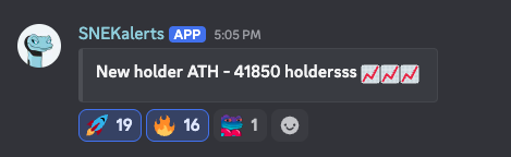 🚨🚨SNEK JUST HIT A NEW ATH: 41,850 HOLDERS! 🐍