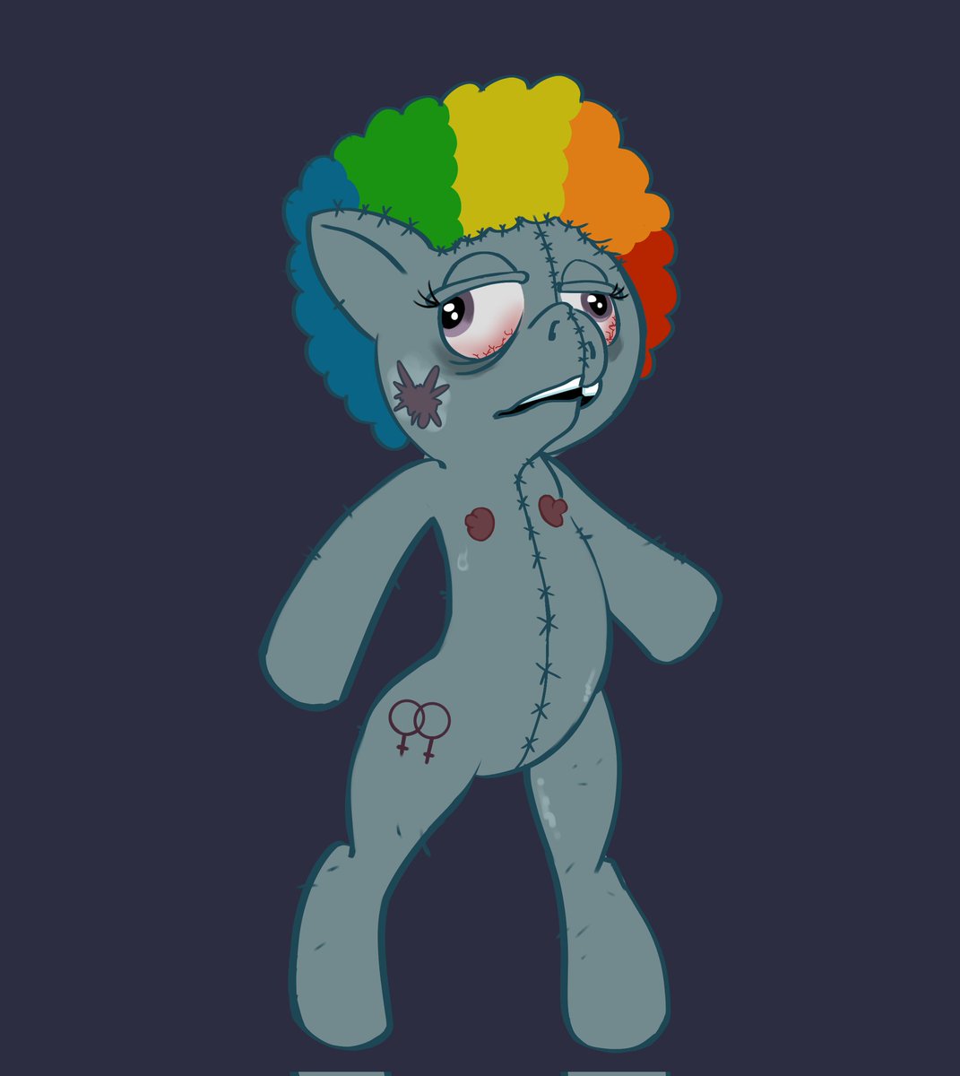 Rainbow Dash from pony.mov ☠️🌈🐎