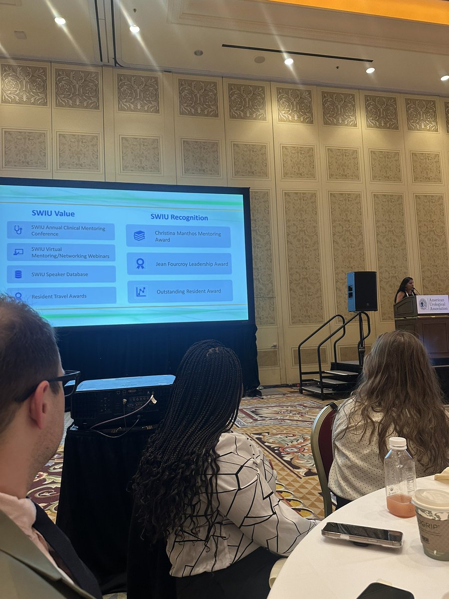If you’re at #AUA2025 please come check out the amazing planned content at the <a href="/SWIUorg/">SWIU</a> meeting! Kicking off with welcome from SWIU President <a href="/SThavaseelanUro/">Simone</a> ✅