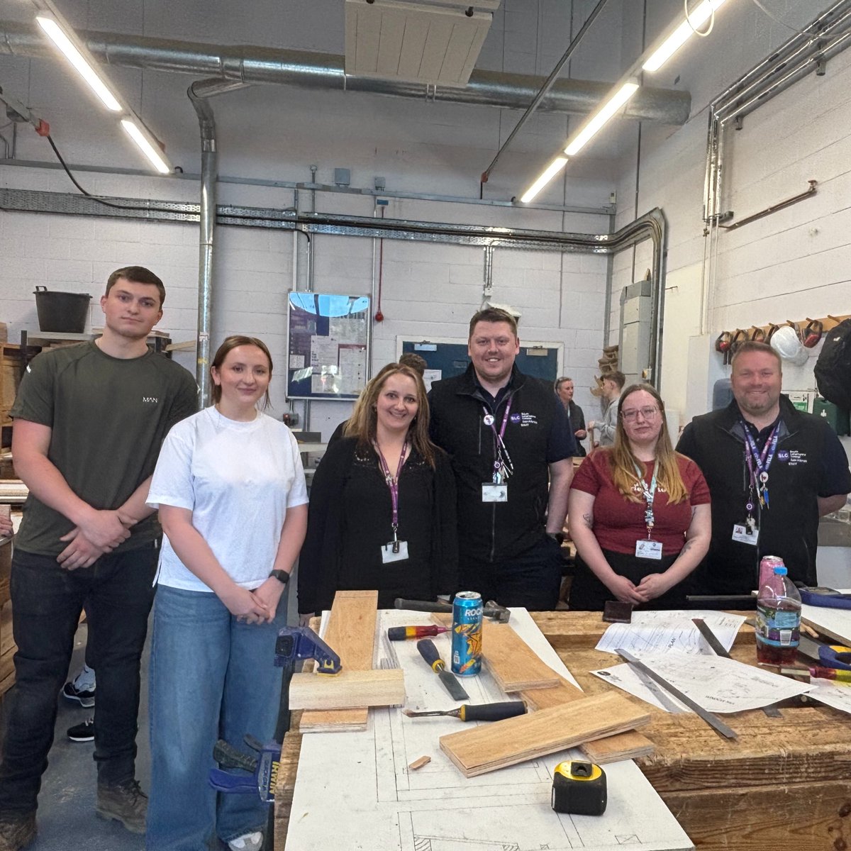 💬 Our HNC Counselling students have been raising awareness of men's mental health, hosting open talks with Apprentice Joinery classes. 

Could you offer support? Apply now for our HNC Counselling course slc.ac.uk/course-results… 💙

#OurSLC #MensMentalHealth #Counselling
