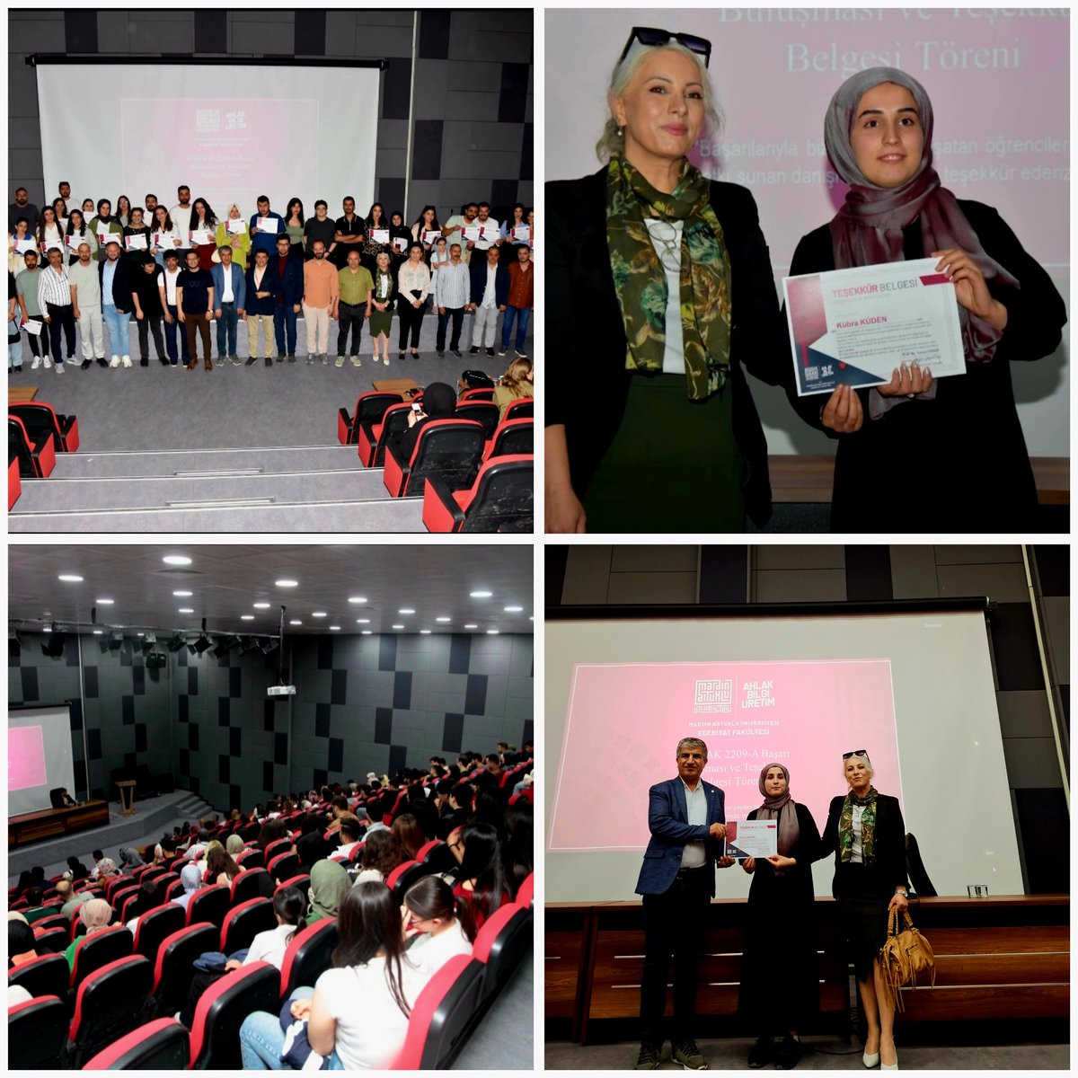 Mardin Artuklu Üniversitesi Fars Dili ve Edebiyatı (@mau_farsdili) on Twitter photo TÜBİTAK 2209-A projeleriyle fakültemizi gururlandıran öğrencilerimize teşekkür belgeleri takdim edildi. Bölümümüz adına Kübra Küden'i tebrik ederiz.
<a href="/ibrahimozcosar/">ibrahim özcoşar</a> <a href="/YUNUSCENGIZ1/">Yunus Cengiz</a> TÜBİTAK 2209-A projeleriyle fakültemizi gururlandıran öğrencilerimize teşekkür belgeleri takdim edildi. Bölümümüz adına Kübra Küden'i tebrik ederiz.
<a href="/ibrahimozcosar/">ibrahim özcoşar</a> <a href="/YUNUSCENGIZ1/">Yunus Cengiz</a>