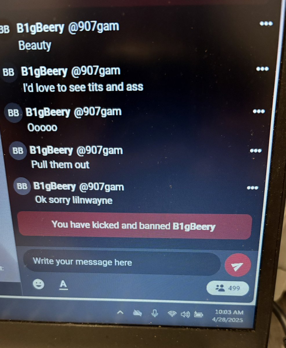 This is an example of what not to do….and no, I’m not going to blur their name. Everybody deserves to know what a pos they are. Throwing a tantrum because you don’t get what you want is not cute.