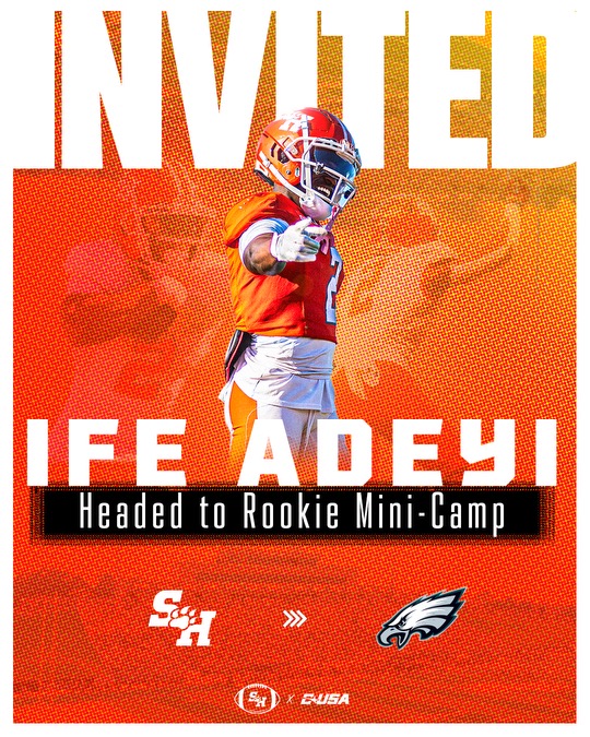 He’s off to do great things!  It’s a GREAT day to be a Bearkat!

#EatEmUpKats