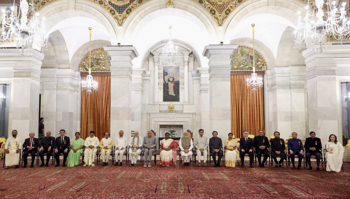 Pabitra Margherita (@pmargheritabjp) on Twitter photo Heartiest congratulations to the eminent recipients of the Padma Awards for their remarkable hard work, unparalleled skill, and unwavering dedication!
Your inspiring journeys light the way for millions. Grateful to Hon’ble PM Shri <a href="/narendramodi/">Narendra Modi</a> Ji for his visionary efforts in Heartiest congratulations to the eminent recipients of the Padma Awards for their remarkable hard work, unparalleled skill, and unwavering dedication!
Your inspiring journeys light the way for millions. Grateful to Hon’ble PM Shri <a href="/narendramodi/">Narendra Modi</a> Ji for his visionary efforts in