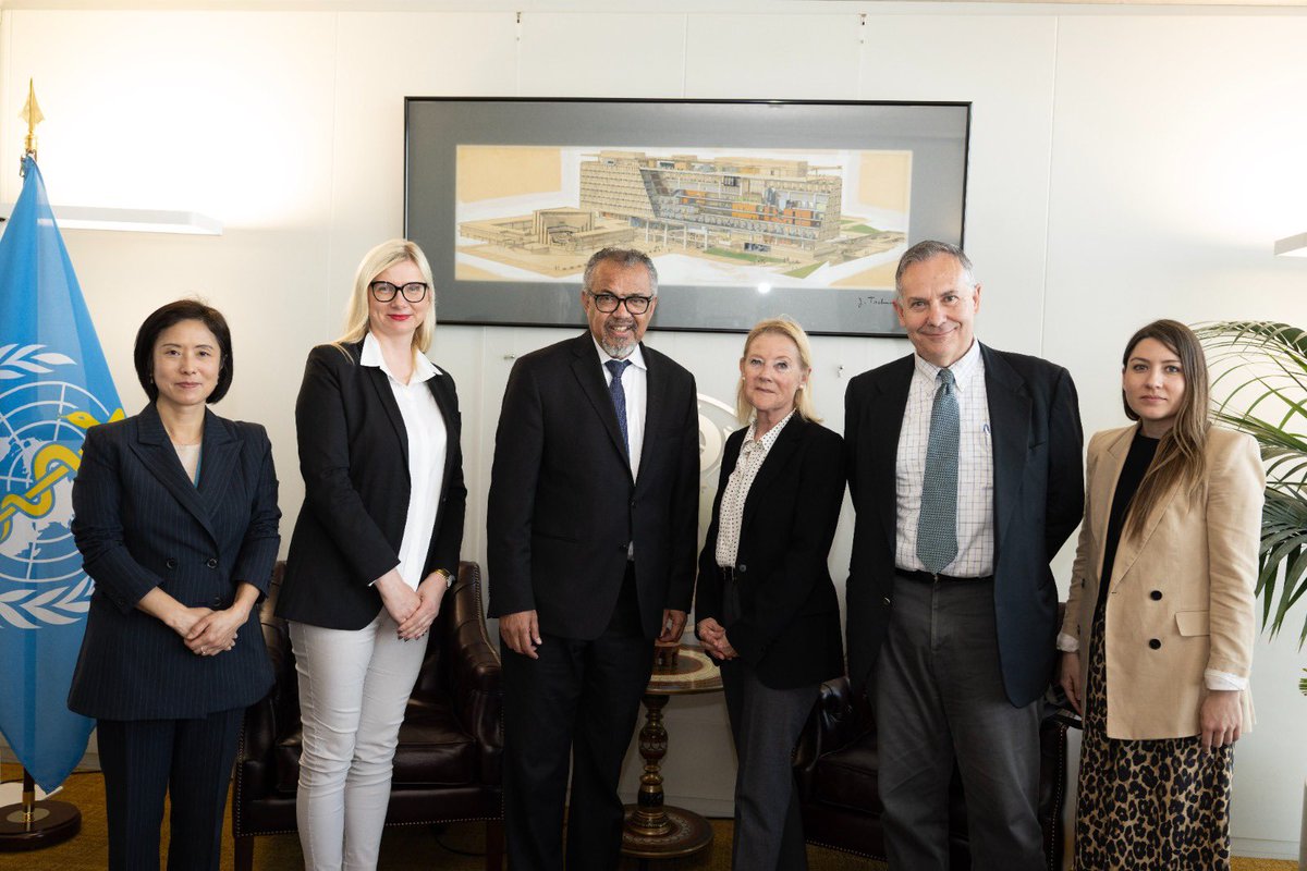 Tedros Adhanom Ghebreyesus (@drtedros) on Twitter photo My deep thanks to outgoing <a href="/EU_UNGeneva/">EU at the UN - Geneva #MultilateralismMatters</a> Ambassador Lotte Knudsen for the great partnership and collaboration with <a href="/WHO/">World Health Organization (WHO)</a> during her tenure, especially on the #PandemicAccord negotiations. I wish you all the best in your next endeavour, Ambassador! My deep thanks to outgoing <a href="/EU_UNGeneva/">EU at the UN - Geneva #MultilateralismMatters</a> Ambassador Lotte Knudsen for the great partnership and collaboration with <a href="/WHO/">World Health Organization (WHO)</a> during her tenure, especially on the #PandemicAccord negotiations. I wish you all the best in your next endeavour, Ambassador!