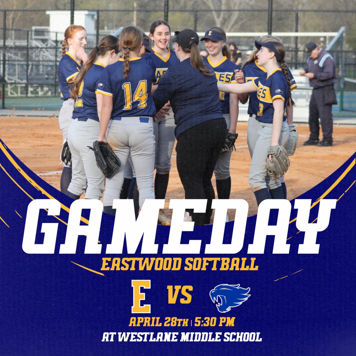 Best of luck to our baseball and softball teams in action tonight. Let's start the week off strong Eagles!!

#FlyEaglesFly