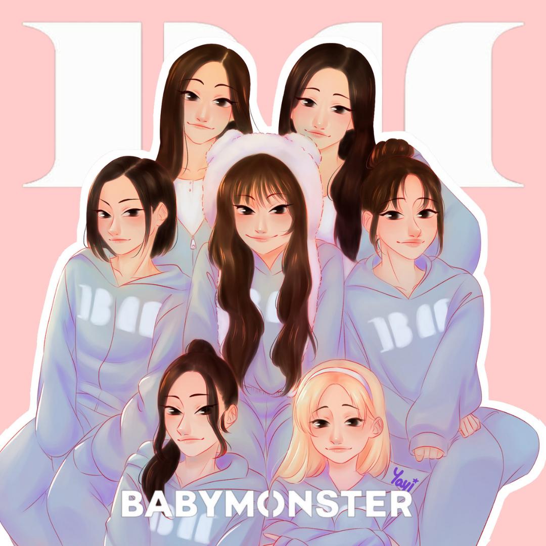 TheBasementOfY1's tweet image. ~♡ BABYMONSTER
@YGBABYMONSTER_ 

#BABYMONSTER #YG #KPOP #BABYMONSTERFANART #FANART