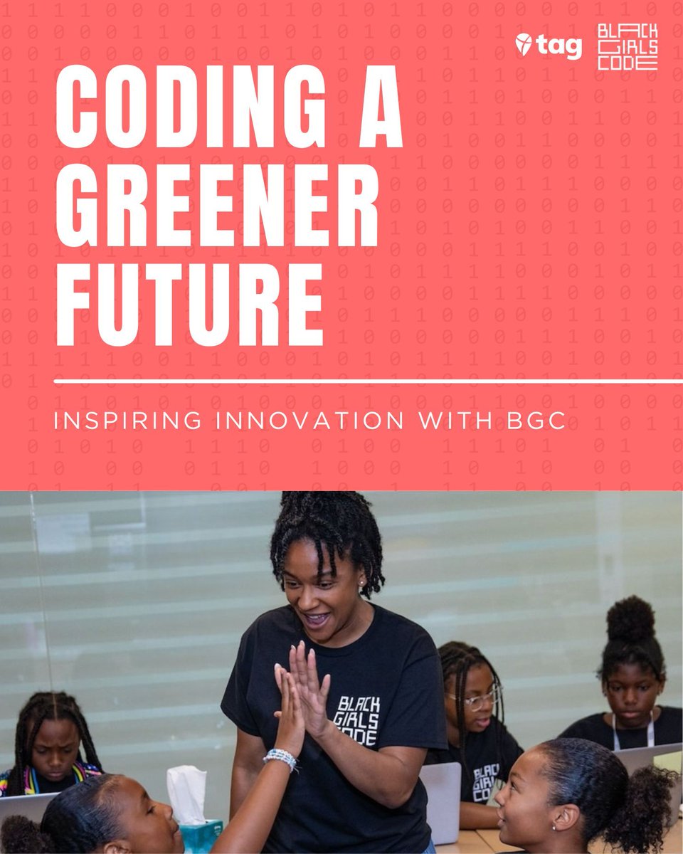 TakeActionEdu's tweet image. Coding a greener future is happening now! Our partnership with @BlackGirlsCode is sparking incredible climate solutions through #CodingForClimate. Read about the inspiring projects and how young leaders are making a difference: takeactionglobal.org/coding-a-green… #GirlsInSTEM #ClimateAction