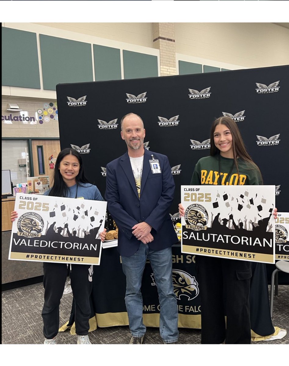 Foster HS DECA (@foster_deca) on Twitter photo Congratulations to DECA Executive VP, Michelle Chen - Foster’s 2025 Valedictorian! We are so proud of you!! <a href="/LamarCISDCTE/">Lamar CISD CTE</a> Congratulations to DECA Executive VP, Michelle Chen - Foster’s 2025 Valedictorian! We are so proud of you!! <a href="/LamarCISDCTE/">Lamar CISD CTE</a>