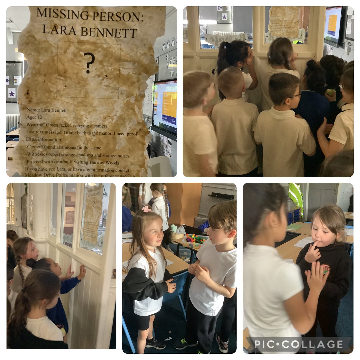 Merton Bank Primary School (@mertonbankp) on Twitter photo Today, Year 3 developed ideas and made predictions about the model text based on evidence from a missing person poster <a href="/Talk4Writing/">Talk for Writing</a> <a href="/PieCorbett/">Pie Corbett</a> #NeverLessThanOurBest Today, Year 3 developed ideas and made predictions about the model text based on evidence from a missing person poster <a href="/Talk4Writing/">Talk for Writing</a> <a href="/PieCorbett/">Pie Corbett</a> #NeverLessThanOurBest