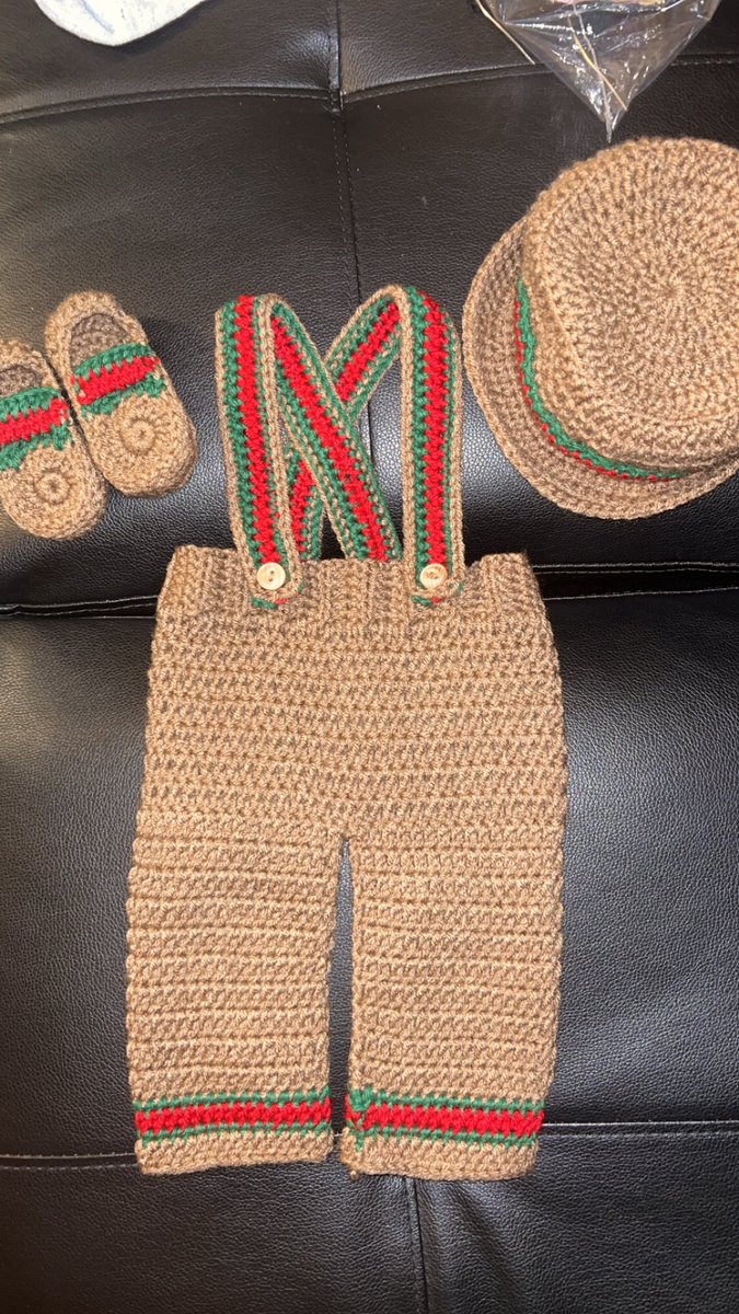 NishaKCrochet's tweet photo. The custom crochet newborn outfit you didn’t think you needed for your baby boy. 🧶
#boymom #momtobe https://t.co/dinQCt4koW