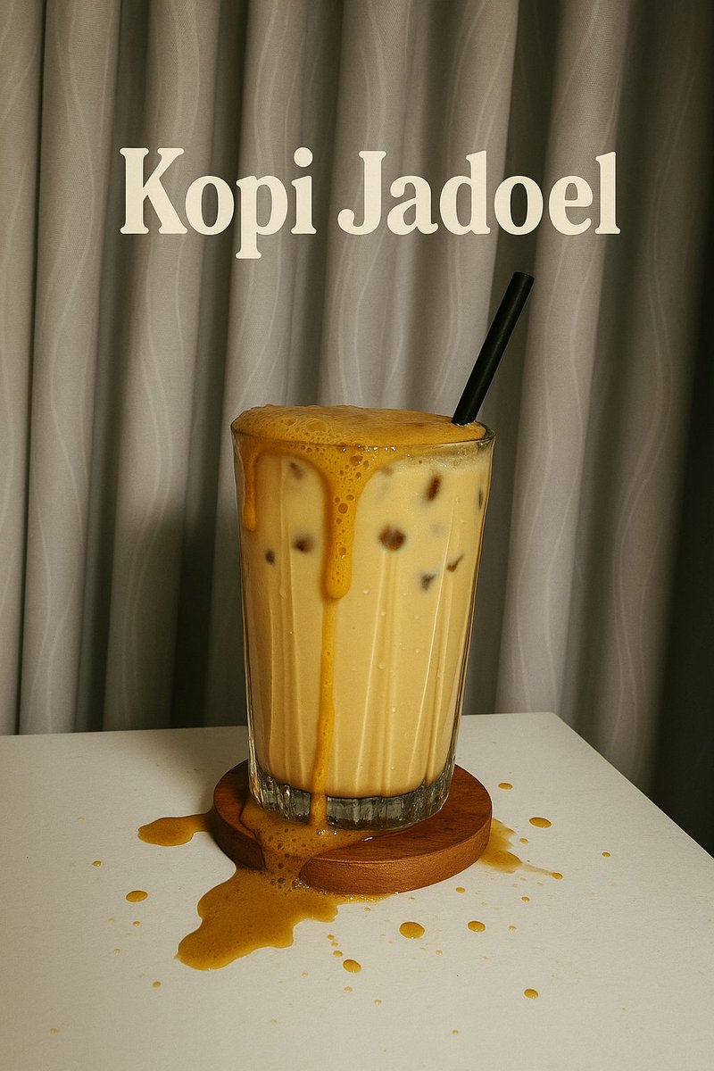 Habis bikin #kopi jadoel, terus di edit pakai Chatgpt... jadi keren ya hasilnya  hehehe