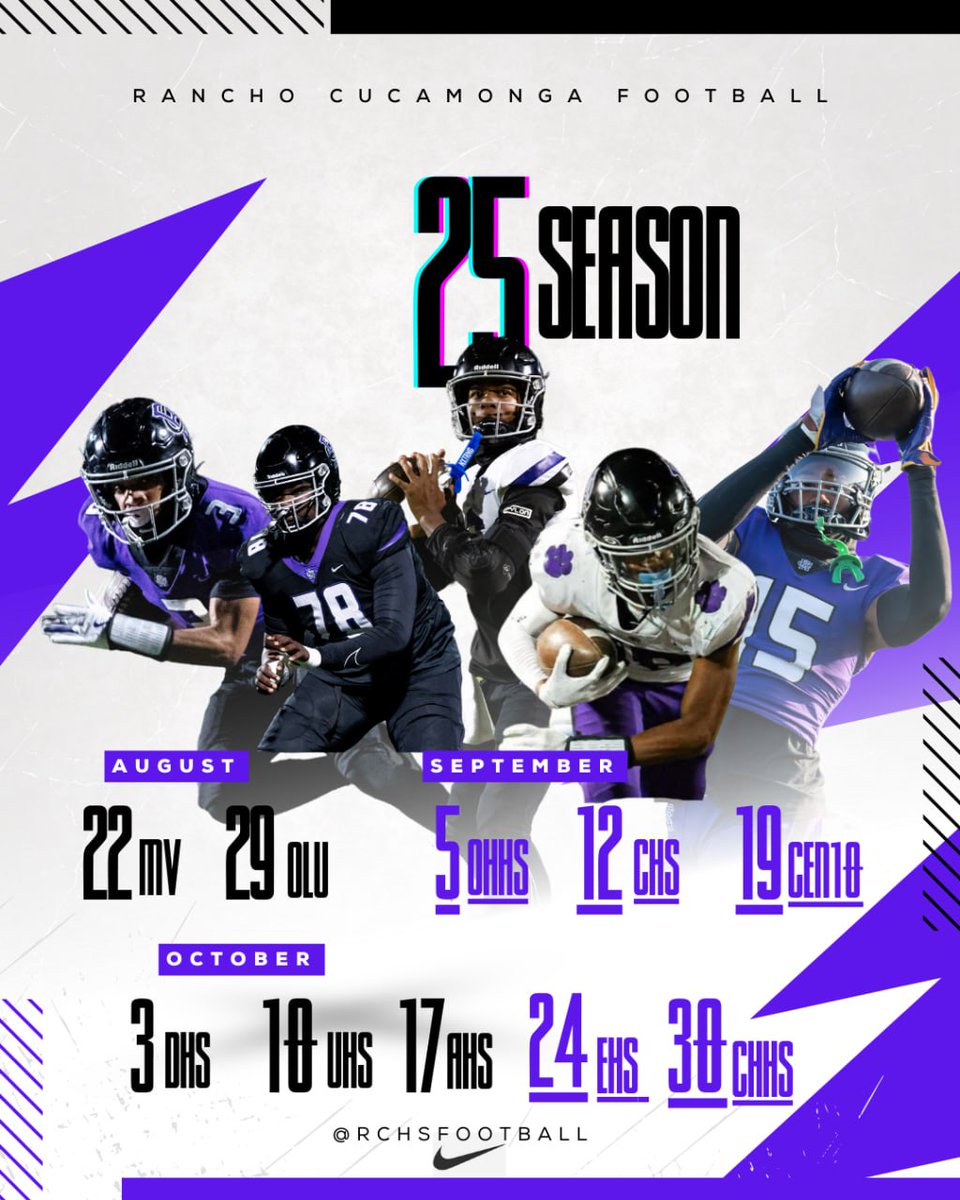 2025 Season ⏳️
#WeAreRancho🖤💜