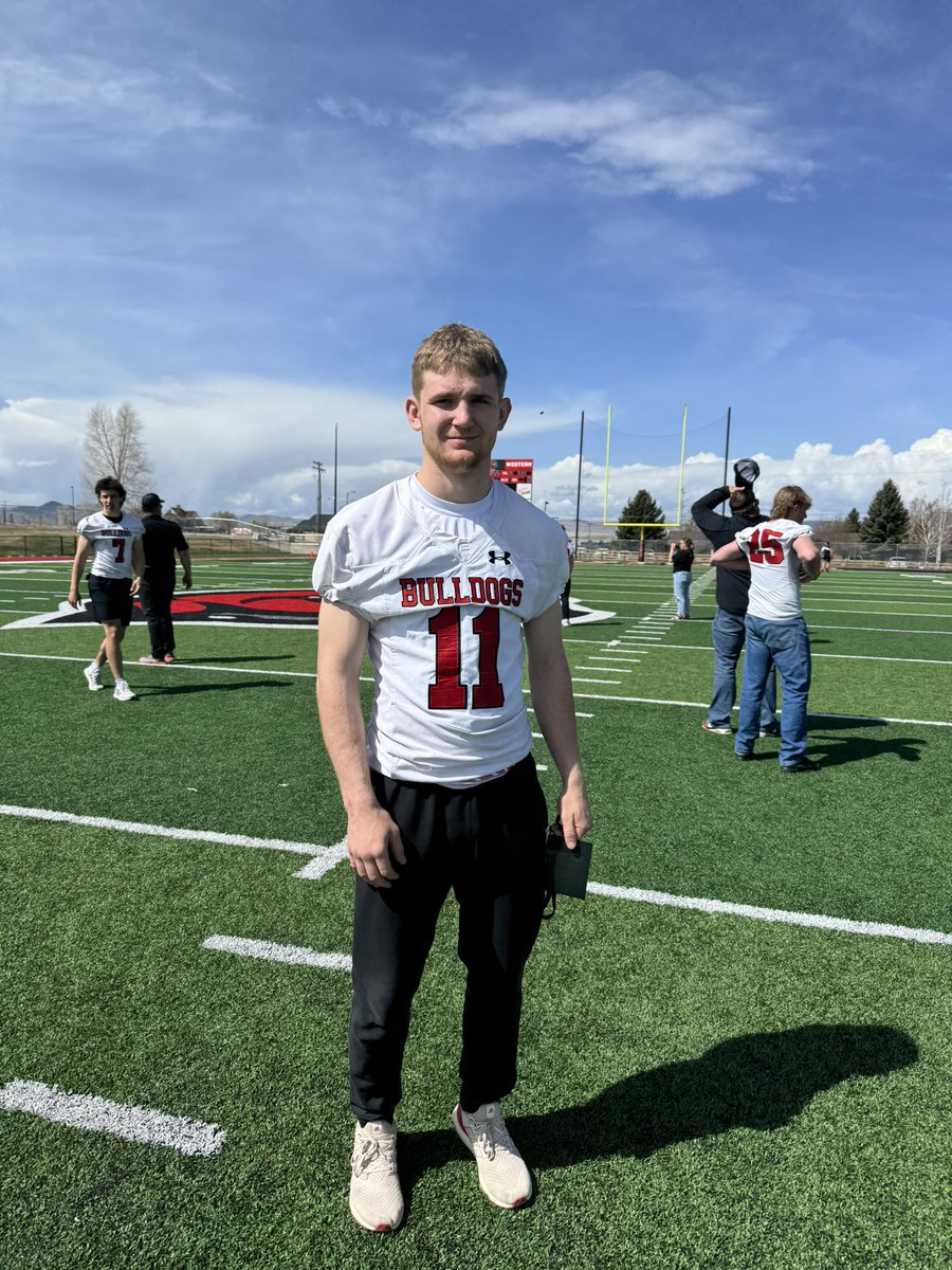 KhyeGamas's tweet photo. @UMWFootball Thank you for inviting me to Junior Day. Great campus, fantastic coaches, fun spring scrimmage! https://t.co/FoimIM2nQF