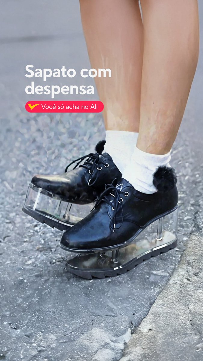 Com certeza um sapato com compartimento extra ia ser o charme do role. Imagina só, sair sem bolsa e ter tudo na sola do pé? 😍

🛒 #TemNoAli, clique aqui: bit.ly/3EBxXo3
ID: 32846148846