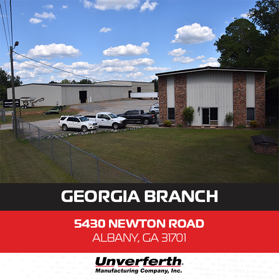 Supporting southeastern U.S. farmers from our newly expanded Georgia branch! 🍑 With increased assembly capabilities and expanded product offerings, we’re more committed than ever to delivering quality equipment and service every day. #UnverferthMfg #FacilityFriday