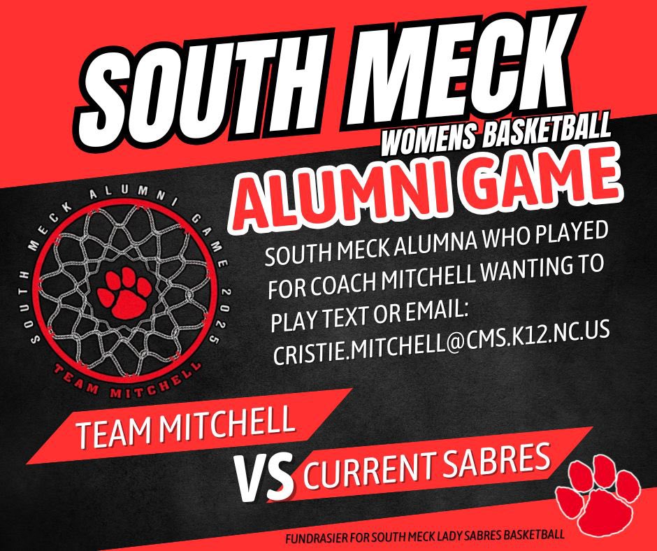Coach Cristie Mitchell (@coachcpmitchell) on Twitter photo ‼️Attention SM hoopers from 2010-2022. Lace up those shoes and get on the court for a good cause. Fundraiser will benefit SM Lady Sabres Basketball team. <a href="/SOUTH_MECK_WBB/">Southmeckwbb</a> @SM_Sabres ‼️Attention SM hoopers from 2010-2022. Lace up those shoes and get on the court for a good cause. Fundraiser will benefit SM Lady Sabres Basketball team. <a href="/SOUTH_MECK_WBB/">Southmeckwbb</a> @SM_Sabres